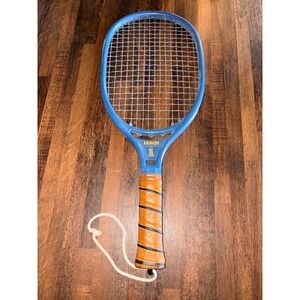 Leach Flex 1 Racquetball Racket Vintage Blue Composite Leather Grip 18 Inch